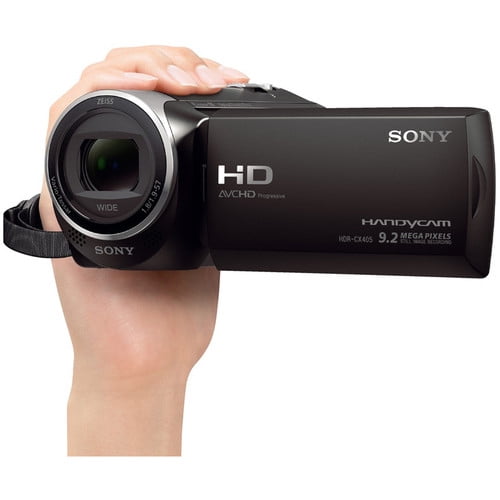 Handycam HDR-CX405 1080p Video Camera +Buzz - Photo Essential Kit - Walmart.com