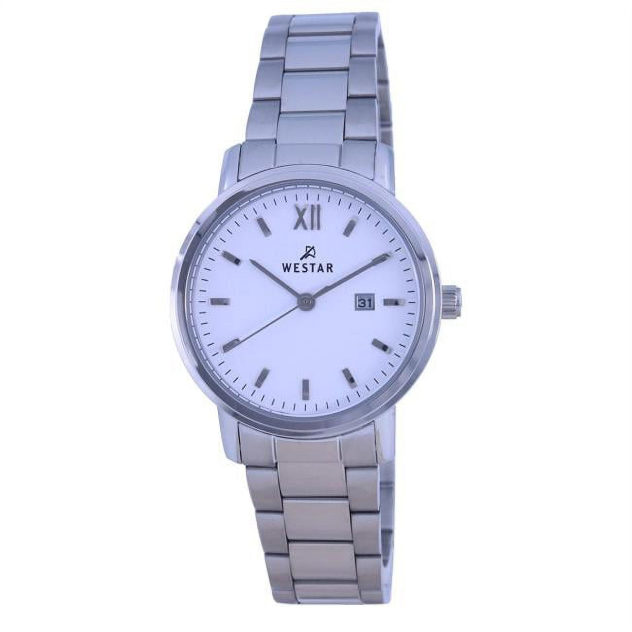 montre femme westar watches prix Westar 40245STN101 Montre Femme en Acier Inoxydable à Cadran Blanc
