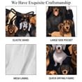 thumbnail image 4 of luoweisi Men's Beach Shorts Quick Dry Swim Trunks with Mesh Lining Dachshund M, 4 of 5