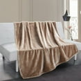 thumbnail image 5 of Thesis Luxury Velvet Throw, 50″ x 70″, Stone, 5 of 5
