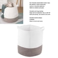 thumbnail image 4 of Woven Storage Basket, Sturdy Handcrafted Portable Cotton Rope Basket Large Capacity Baby Nursery Containers with Handle for Home, 4 of 8