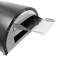 thumbnail image 5 of Pizza Oven - Black Powder-Coated Finish, 12-Inch Capacity, Even Heat Distribution - Portable Foldable Design - Built-In Temperature Gauge, Pellet, Lumber, Charcoal Fuel, 5 of 6