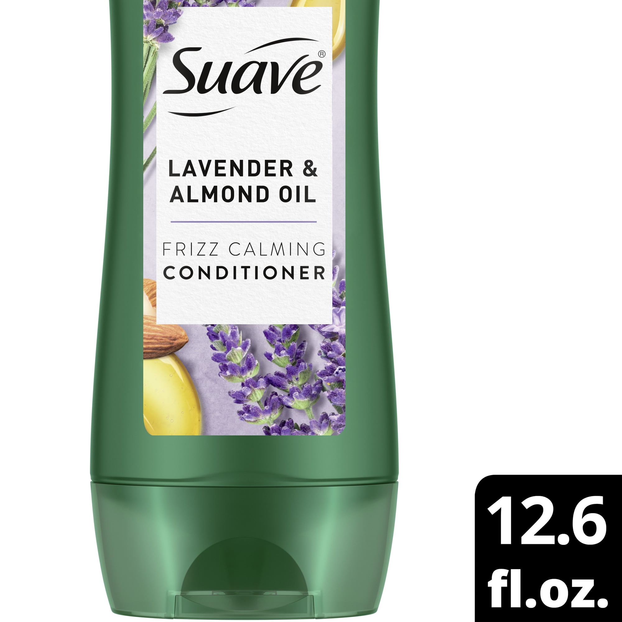 Suave Lavender and Almond Oil Conditioner Paraben Free Conditioner Moisturizing Conditioner, 12.6 oz