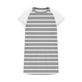 thumbnail image 4 of yillto Womens Striped Blouse Loose Crew Neck Lace Sleeveless Tunic Tank Shirts Summer Causal Tops, 4 of 5