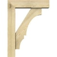 thumbnail image 3 of Ekena Millwork 6"W x 22"D x 30"H Balboa Block Rough Sawn Bracket w/ Offset Brace, Douglas Fir, 3 of 25