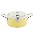 thumbnail image 3 of Olla freidora de acero inoxidable, olla pequeña para sopa, utensilios de cocina, freidora pequeña multiusos para verduras, aros de cebolla, bolas de amarillo, 3 of 8