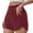 Wine, variant on Vedolay Shorts For Women Plus Size Womans Pajamas Shorts - PJs - Sleepwear,Black XL