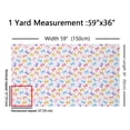 thumbnail image 3 of Manfei Colorful Bow Tie Fabric by the Yard (1 Yard), Cute Pink Polka Dots Decorative Fabric by the Yard, Kawaii Bowknot DIY Fabric, 3 of 6