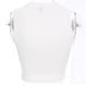 thumbnail image 5 of Chaleco de mujer sin mangas de color sólido con hombros descubiertos y camiseta sin mangas delgada de algodón, blanco, L Advancent AP001384-03B, 5 of 7