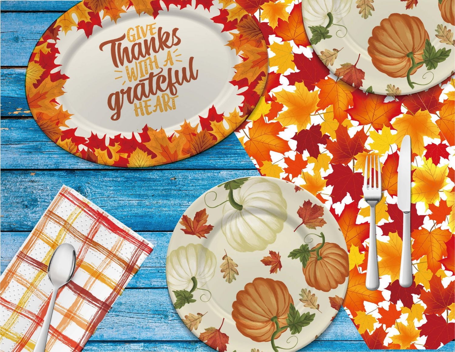 Grid Tall Paper Napkins, 20CT