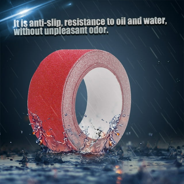 Grip Tape,Colorful 5Mx5cm PVC NonSlip Anti Skid Adhesive Tape Anti Slip Tape for Stairs Outdoor