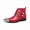 Red, variant on Men’s Snakeskin Texture Ankle Boots with Metal Toe Cap, Double Buckle Western Style Dress Booties, Black/Red