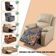 thumbnail image 6 of DISNIMO Mandala Floral Print Sofa Cover Non-Slip Boho Armchair Slipcover for Living Room, 6 of 7