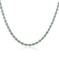 thumbnail image 4 of Stainless Steel Twisted Rope Silver Chain Necklace Men Women 2/2.5/3/4/5/7/9/mm, 4 of 6