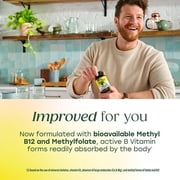 MegaFood Men's One Daily Multivitamin - Vitamins C, D3, B12 - Energy Support - 30 Servings