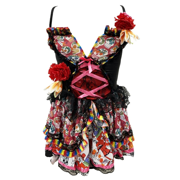 party city day of the dead dress Day of the Dead Dress, Black