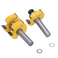 thumbnail image 4 of Tongue Groove Router,2Pcs Tongue Groove Router Tongue Groove Bit Woodworking Cutting Tools Eco-Friendly Materials, 4 of 8