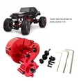 thumbnail image 3 of maskred Alloy Metal Transmission Gear Box Motor Gear For 1/10 Axial SCX10 Crawler SCX0044 Strong And Stable Red 1Set, 3 of 6