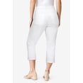 thumbnail image 2 of Roaman's Women's Plus Size Petite Plus Size 24/7 Stretch Capri Jean, 2 of 5