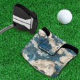 thumbnail image 5 of Haosy Auspicious Cloud Porcelain Golf Mallet Putter Cover Strong Magnetic Leather Golf Club Headcover Closure, 5 of 7