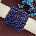thumbnail image 2 of Efulgenz Oxidized Indian Jewelry Velvet Bangles Set Bracelets Jewelry for Women Girls (Set of 26), 2 of 5