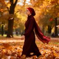 thumbnail image 6 of Suodoka Premium Faux Silk Head Scarves Elastic Fashionable Wrap for Chemo and Party - Burgundy, 6 of 9