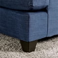 thumbnail image 4 of Furniture of America Arjay Contemporary Fabric Upholstered Sectional in Navy, 4 of 4