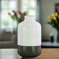 thumbnail image 2 of Bray Ceramic Round Bottle Vase with Banded Rim Base, 2 of 5