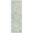 thumbnail image 5 of SAFAVIEH Bella Natalee Medallion Geometric Wool Area Rug, Ivory/Blue, 5' x 8', 5 of 10