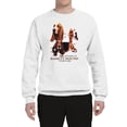 thumbnail image 2 of If It's Not a Bassett Hound Its Just a Dog Gift | Mens Dog Lover Crewneck Graphic Sweatshirt, White, Small, 2 of 3