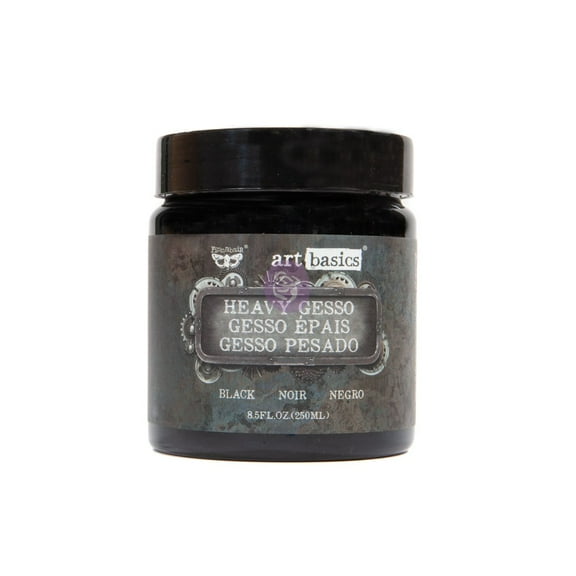 PRIMA MARKETING INC Art Basics - Heavy Gesso - Black (8.5 fl. oz.) UPC 655350961459