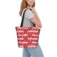 thumbnail image 2 of Fotbe Popcorn2 Bolsa de Playa con Estampado, Bolsa de Hombro, Bolsa de Mano Espaciosa, Bolsa de Viaje Ligera, Bolsa de Compras Versátil, 2 of 6