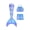 Blue Tiedye, variant on Girls Swimsuit 3PCS Mermaid Tail Swimming Suits Kids Summer Tankini Set Multi Ruffled Halter Colorful Fish Scale Pattern Swimwear 4-10 Years Princess Bathing Suit