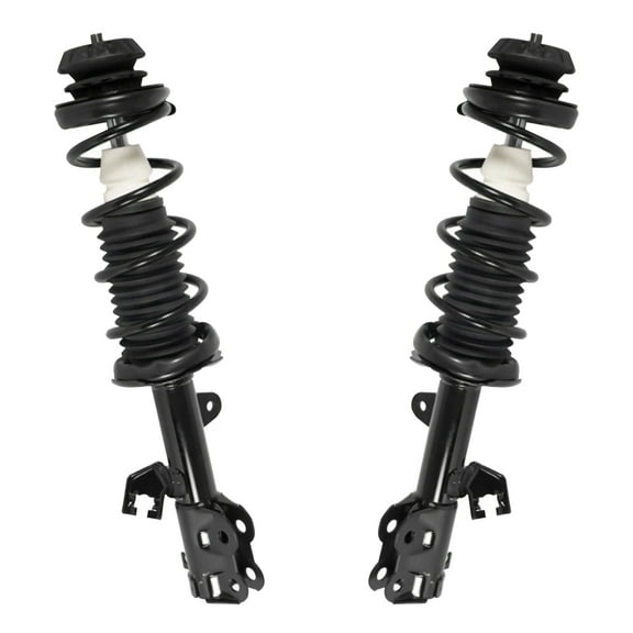 Detroit Axle - 2 Front Struts with Coil Spring for 2012-2019 Nissan Versa Note, 2013 2014 2015 2016 2017 2018 Complete Struts Assembly Replacement Quick Complete Struts Shocks Suspension