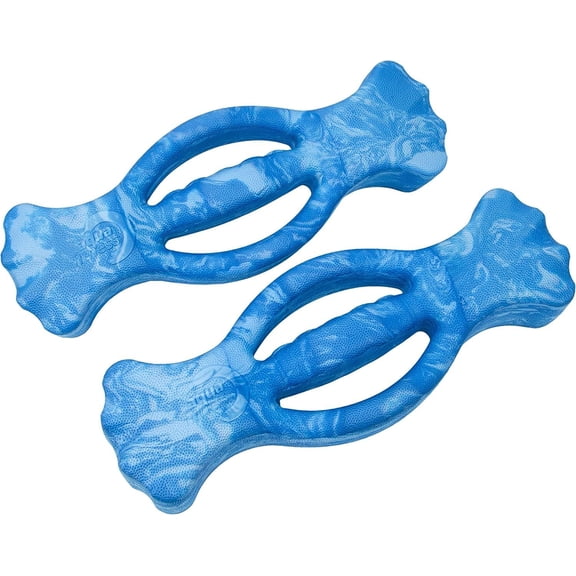 New Aqua Water Fitness Body Sculpt Ergo Dumbbells – Exercise Equipment for Water Aerobics, Aquatic Low-Impact Workouts, and Resistance Training – Light Blue