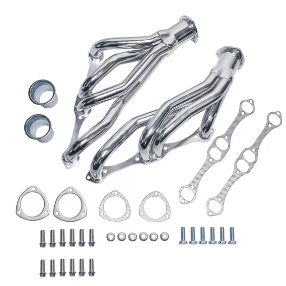 Long Tube Exhaust Headers for Chevy Small Block V8 283–350 | Fits 1964–1987 Chevy Car A/G/F-Body | Ceramic Coated for Heat Protection and Durability