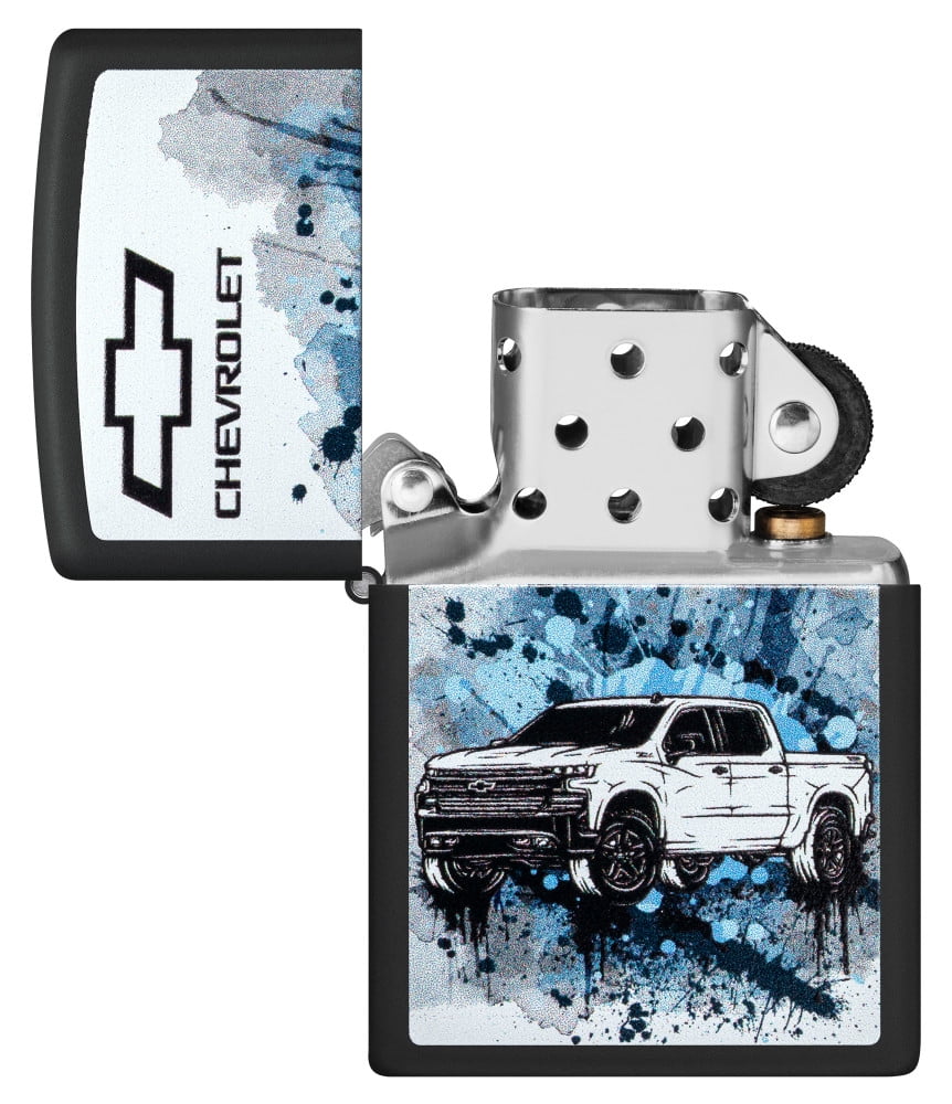 Pro-Cut ZIP-48756 2024 Zippo 218 Chevrolet Truck Lighter, Black Matte