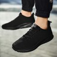 thumbnail image 6 of Men's Running Shoes Lace‑Up Mesh Upper Athletic Sneakers with Curved Midsole for Daily Walking and Casual Outdoor Activities, 6 of 7
