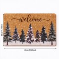 thumbnail image 3 of Christmas Coir Doormat Outdoor Welcome Mat, Snowy Forest Winter Design, 24x16 Inch, Heavy Duty Non-Slip Dirt Trapper for Entryway, Front Door, Porch Decor, 3 of 8