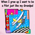 thumbnail image 2 of CafePress - Airplane Pilot Grandpa Infant Bodysuit - Baby Light Bodysuit, Size Newborn - 24 Months, 2 of 4