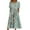 01-Gray, variant on Ecqkame Women's Summer Casual Dresses Fashion Crew Neck Short Sleeve A-Line Pleated Long Dresses Floral Printed Flowy Beach Sundress with Pockets 01-Gray S