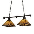 thumbnail image 2 of Meyda Tiffany 181816 Neuvo Mission 2 Light 32" Wide Linear Pendant - MultiColor, 2 of 4