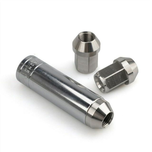 24PCS Stainless Steel Wheel Nuts Lug Nuts Hex M12*1.25 35mm