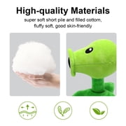 1 PC PVZ Plush Toy,Stuffed Soft Doll Peashooter Plush Toy,Great Gifts for Kids and Fans, Christmas, Hallowen