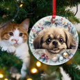 thumbnail image 7 of AatoeaX Pekingese Christmas Ornament: Festive Dog Design, Transparent Acrylic, Hanging Decor for Pet Lovers, Holiday Accents & Gifts, 7 of 7