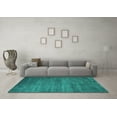 thumbnail image 3 of Ahgly Company Indoor Rectangle Oriental Turquoise Blue Industrial Area Rugs, 6' x 9', 3 of 4