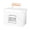 White, variant on deevoka Laundry Dryer Sheet Container Dustproof with Lid for Dorm Wash Room Bathroom White
