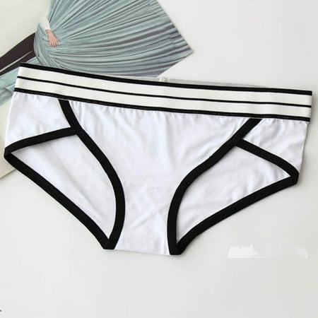 

Hunpta Underwear Women Comfortable Underwear Sports Bag Hip Wide Hem Briefs