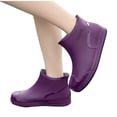 thumbnail image 5 of Xfvqtps Rain Boots for Women Waterproof Non-Slip Lightweight Outdoor Fishing Ankle Garden Boots, 5 of 6