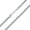 Silver, variant on Mens Flat Square Wheat Link Foxtail Chain Necklace Stainless Steel 6MM 30 Inch